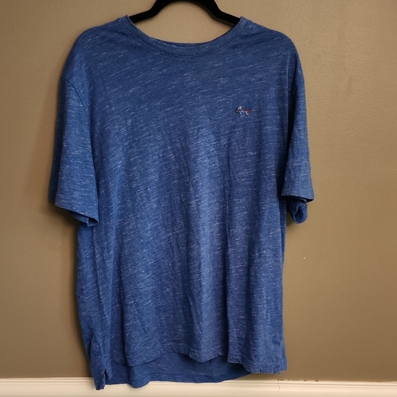 Greg Norman Collection Heather Blue Short Sleeve Tee - Picture 1 of 10